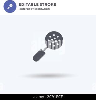 Skimmer icon vector, filled flat sign, solid pictogram isolated on white, logo illustration. Skimmer icon for presentation. Stock Vector