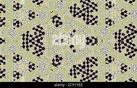 Colorful kaleidoscope patterned background for wallpapers Stock Photo