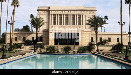 Opened in 1927 by the Church of the Latter Day Saints Stock Photo