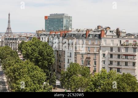 PARIS XV REAL ESTATE Stock Photo