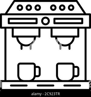 Coffee, Cafe, Coffee Machine, Coffee beans, coffees Shop, espresso, espresso Machine, barista, coffee beans, black coffee, pastries, croissant, tea Stock Photo