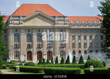 Main building of the University Debrecen, Debrecen city, Hungary Stock Photo