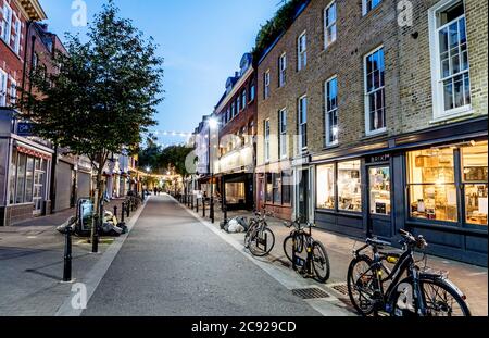 Exmouth Market at Night London UK Stock Photo