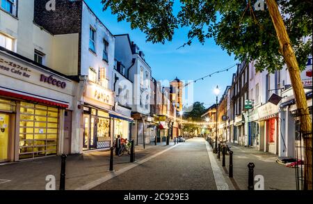 Exmouth Market at Night London UK Stock Photo