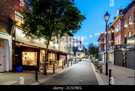 Exmouth Market at Night London UK Stock Photo