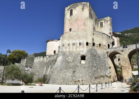 The castle of Venafro, in the Molise region. Stock Photo