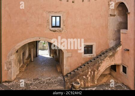 The castle of Venafro, in the Molise region. Stock Photo