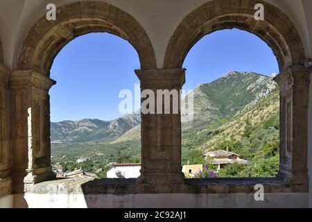 The castle of Venafro, in the Molise region. Stock Photo