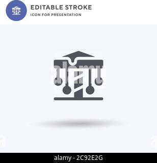 Carousel icon vector, filled flat sign, solid pictogram isolated on ...