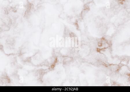 Brown stained on white marble background pattern texture, art work, seamless pattern natural stone bright and luxury. High quality photo Stock Photo