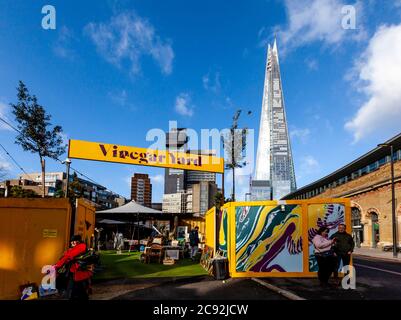 Vinegar Yard Shopping and Food Venue, Thomas Street, London, England. Stock Photo