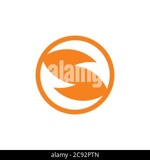 circle geometric motion arrow circle logo vector Stock Vector