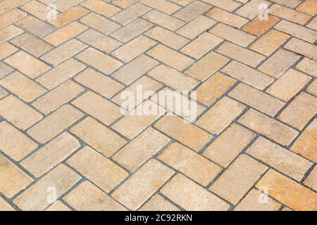 Gray paving slabs close-up. Abstract background Stock Photo