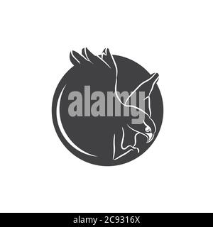 Eagle logo , Abstract Eagle logo design template, Eagle Logo Vector Stock Vector