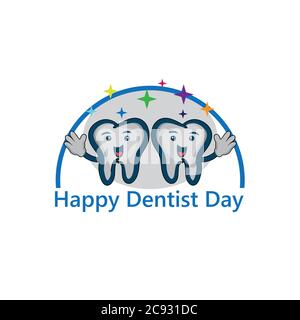 World Dentist Day Vector Design Template.EPS 10 Stock Vector