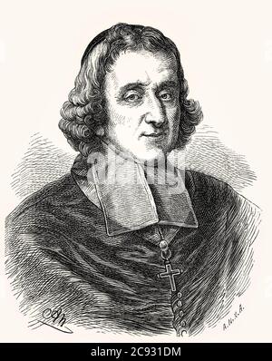 François de Salignac de la Mothe-Fénelon,  1651 – 1715, a French Roman Catholic archbishop, theologian, poet and writer Stock Photo