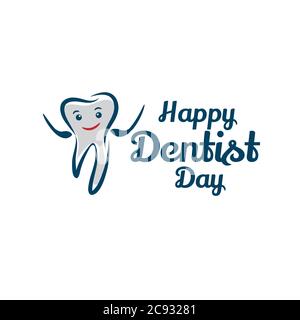 World Dentist Day Vector Design Template.EPS 10 Stock Vector