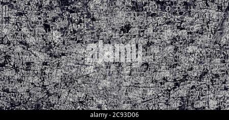 Abstract image with paint strokes of different shapes. Stock Photo
