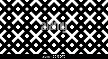 Illustration of a black crosshatch pattern isolated on a white ...