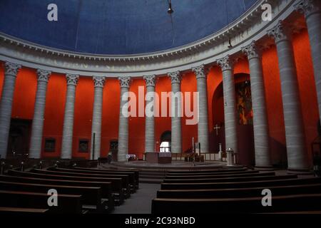 Darmstadt, Hessen/ Germany - May 31 2019: Catholic church St. Ludwig located in Darmstadt, Germany Stock Photo