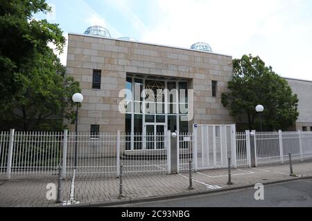 Darmstadt, Hessen/ Germany - May 31 2019: New Synagogue of Darmstadt, Germany Stock Photo