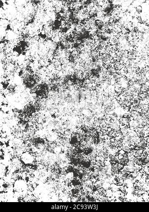 Distress old cracked concrete wall texture. Stock Vector