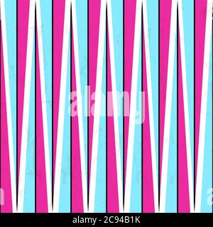 seamless pattern background, triangles/stripes, with strokes and splashes Stock Vector