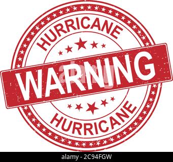 Hurricane grunge rubber stamp on white background, vector illustration ...