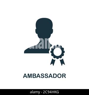 Global brand ambassador icon simple vector. Social media 20247285 Vector  Art at Vecteezy