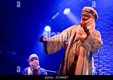 Tinariwen, tuareg blues and rock band from Mali Stock Photo