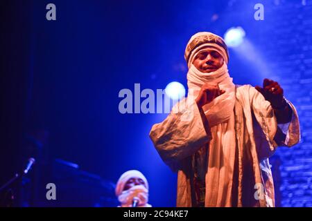 Tinariwen, tuareg blues and rock band from Mali Stock Photo