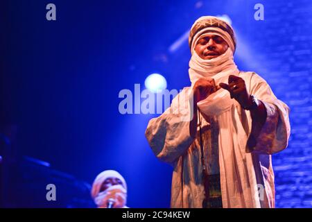 Tinariwen, tuareg blues and rock band from Mali Stock Photo