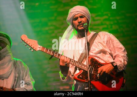 Tinariwen, tuareg blues and rock band from Mali Stock Photo