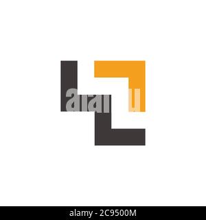 abstract chart arrow up staircase symbol logo vector Stock Vector