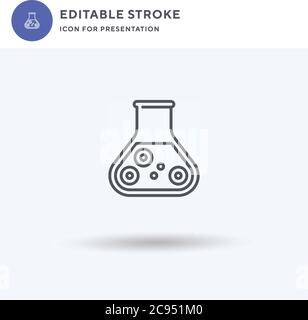 Algae icon vector, filled flat sign, solid pictogram isolated on white, logo illustration. Algae icon for presentation. Stock Vector