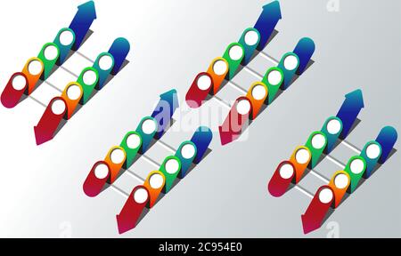 digital textile design of message icons on abstract background Stock Vector