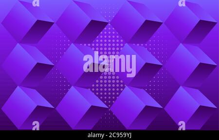 digital textile design of boxes on abstract background Stock Vector