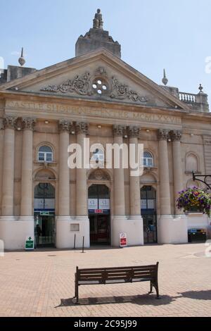 The Castle Quay shopping centre in Banbury, Oxfordshire in the UK, taken 26th June 2020 Stock Photo