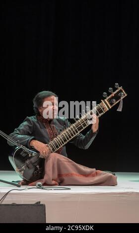 Indian Ethnic folk music during an ethnic festival in Jerusalem, Israel Stock Photo