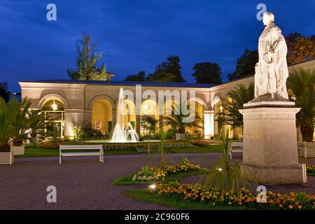 geography / travel, Germany, Bavaria, Bad Kissingen, spa gardens, arcade, Additional-Rights-Clearance-Info-Not-Available