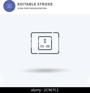 Voice Assistant icon vector, filled flat sign, solid pictogram isolated on white, logo illustration. Voice Assistant icon for presentation. Stock Vector