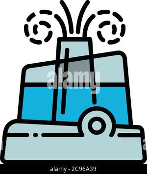 Climate humidifier icon. Outline climate humidifier vector icon for web design isolated on white background Stock Vector