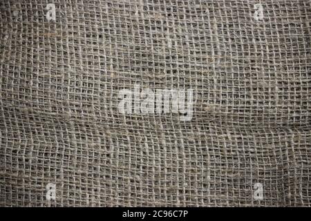 Rough burlap canvas texture background. Natural living concept Stock Photo
