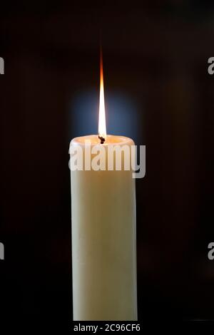 Church candel.  Annecy. France. Stock Photo