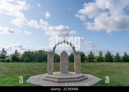 Bulgar/Russia-05.07.20:The view of Settlement Bolgar in Bulgarian State Historical and Architectural Museum-Reserve Stock Photo