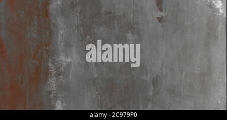 Grey Rustic Marble Texture Background With Brown Colored Effect, Natural Marble Figure With Sand Texture, Marble Stone Texture For Digital Wall Tiles. Stock Photo