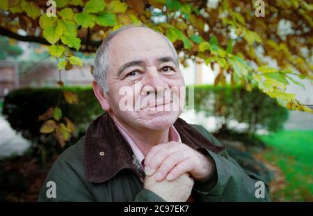 Portrait of Colin Dexter, author of the Morse series of books set in Oxford. Stock Photo