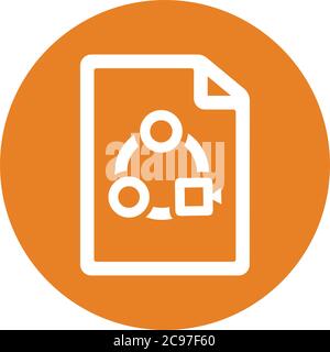 Management, workflow icon. Beautiful design and fully editable vector for commercial, print media, web or any type of design projects. Stock Vector