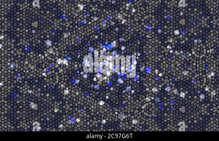 Dark colorful kaleidoscope patterned background for wallpapers Stock Photo