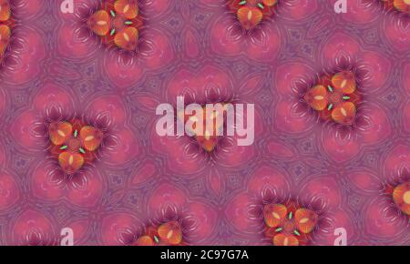 Colorful kaleidoscope patterned background for wallpapers Stock Photo